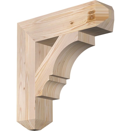 Ekena Millwork Balboa Craftsman Smooth Bracket, Douglas Fir, 5 1/2"W x 24"D x 24"H BKT06X24X24BOA04SDF